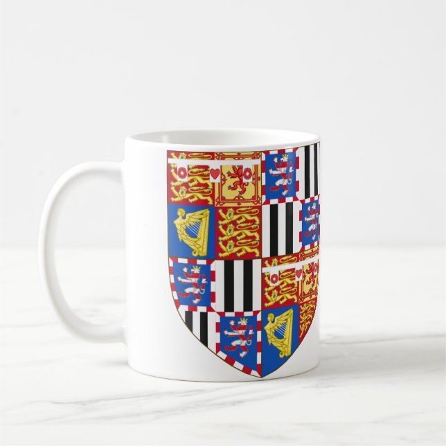 Caneca De Café Armas De Alexander Mountbatten Carisbrooke (Esquerda)