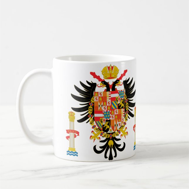 Caneca De Café Armas De Carlos I De España (Esquerda)