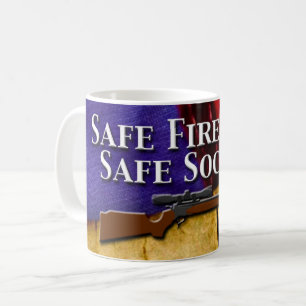 Caneca De Café Armas de Fogo Seguras, Sociedade Segura