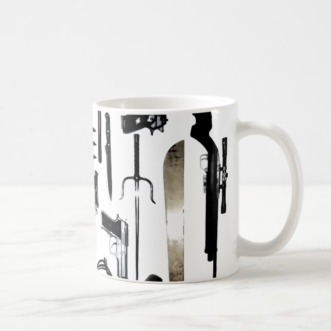 Caneca De Café Armas do zombi (Direita)