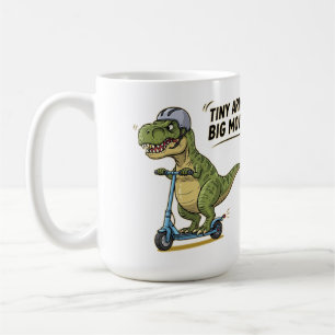 Caneca De Café Armas pequeninas. Grande Energia. Dino on Wheels!