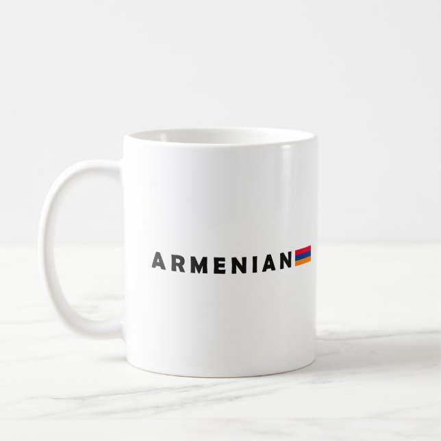 Caneca De Café Armênia, design armênio (Esquerda)