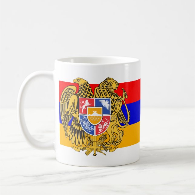 Caneca De Café armenia emblem (Esquerda)