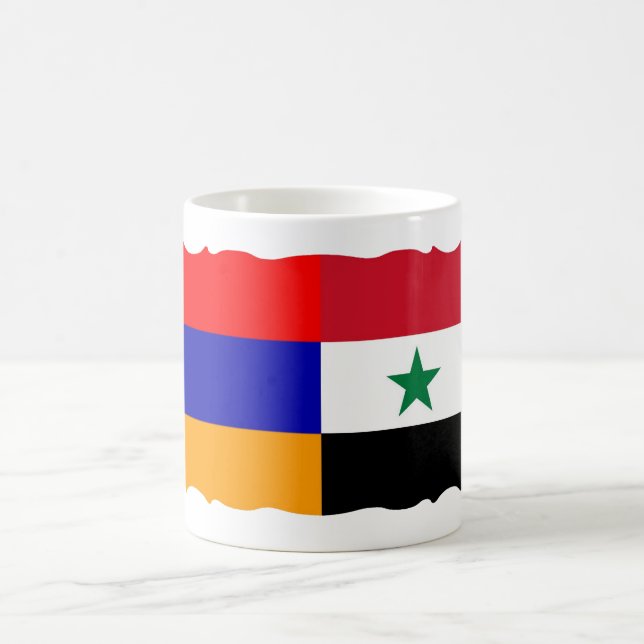 Caneca De Café Armênio e Síria Sinalizador Café Mug (Centro)