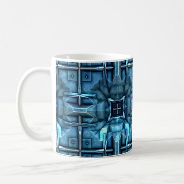 Caneca De Café Armor futurista Sci-Fi 1 (Esquerda)