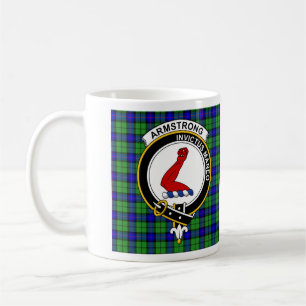 Caneca De Café Armstrong Clan Crachá Coffee Mug