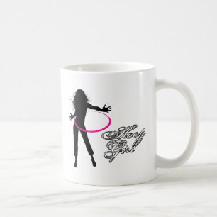 Caneca De Café Aro da Menina-Hula da aro