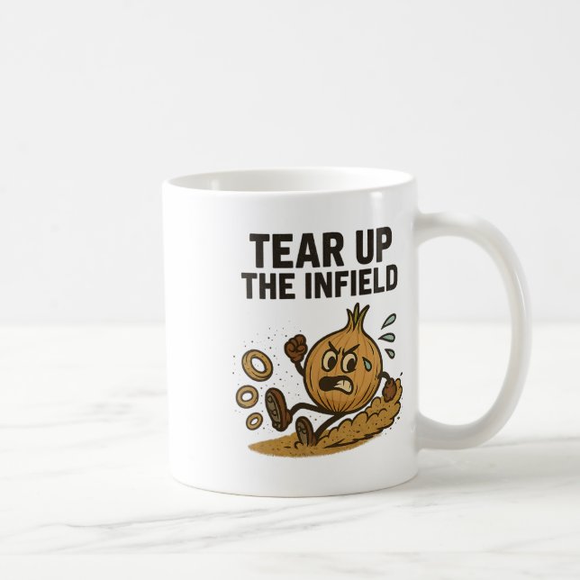 Caneca De Café Arodelas Engraçadas Vendem Luvas de Campo Interno  (Direita)