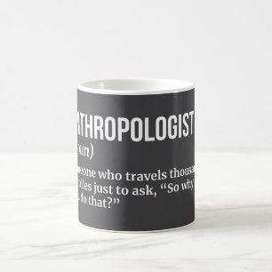 Caneca De Café Arqueólogo Engraçado e Mug Antropólogo