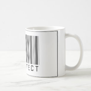 Caneca De Café Arquiteto do código de barras