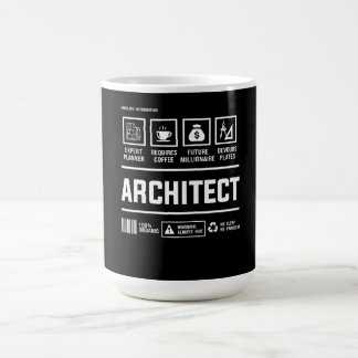 Caneca De Café Arquiteto Manipulando o Presente de Mens da Arquit