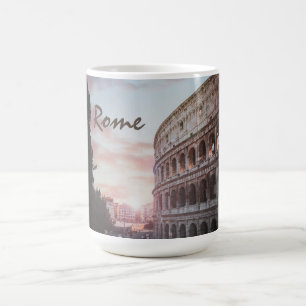 Caneca De Café Arquitetura Antiga de Roma - paisagem solar