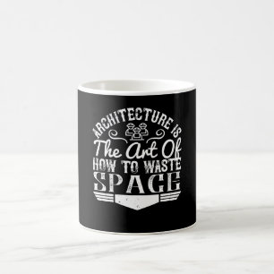 Caneca De Café Arquitetura - Arquitetura É Arte Para Desperdiçar