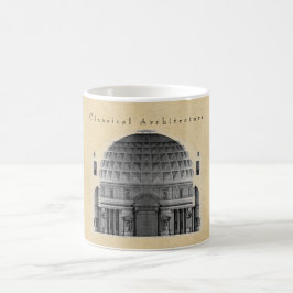 Caneca De Café Arquitetura Clássica do Panteão Romano