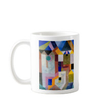 "Arquitetura colorida de Paul Klee (1917)"