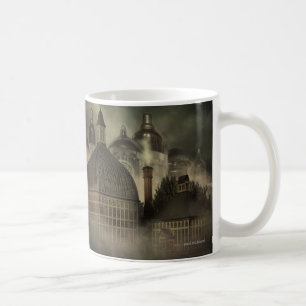 Caneca De Café Arquitetura da fantasia de Steampunk - os