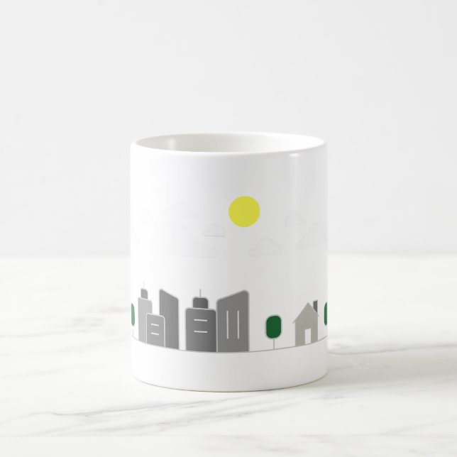 Caneca De Café arquitetura de edifícios cidade (Centro)