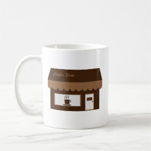 Caneca De Café Arquitetura & Ilustração de Negócios de Café