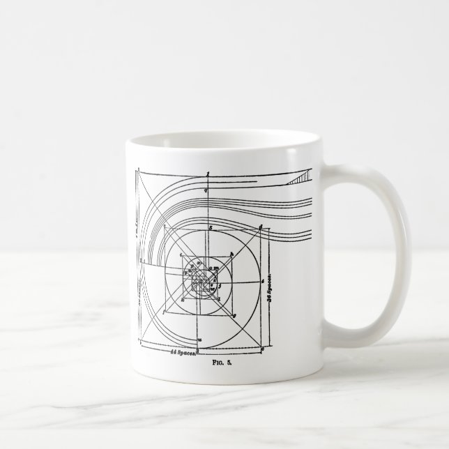 Caneca De Café Arquitetura vintage (Direita)