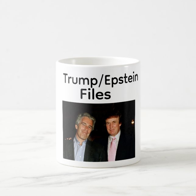 Caneca de Café Arquivos Trump/Epstein (Centro)
