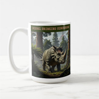 Caneca De Café Arrancando triceratops