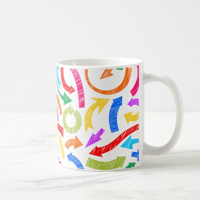 Caneca De Café Arrancas coloridas (Direita)