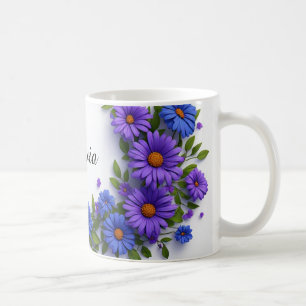 Caneca De Café Arranjo Floral Botânico de Jardim de Primavera Rox