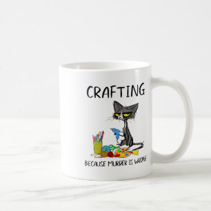 Caneca De Café Arranjo Porque O Assassinato É Um Gato De Arranjo