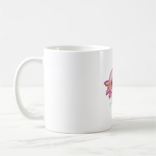 Caneca De Café Arrefecimento Por Axolotl Em Cuta Com Água De Coco