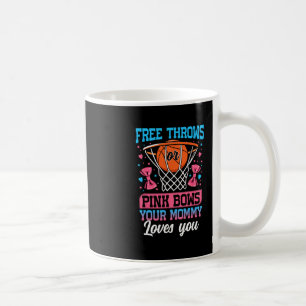 Caneca De Café Arremessos Livres Ou Laços Rosa A Sua Mamãe Ama Vo