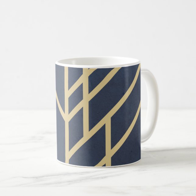 Caneca De Café Art Deco design (Frente Esquerda)