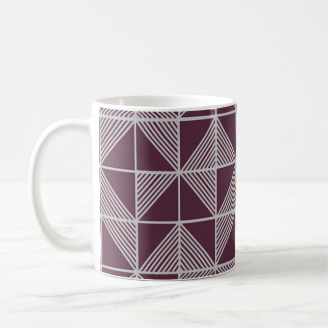 Caneca De Café Art Deco Puzzle (Esquerda)