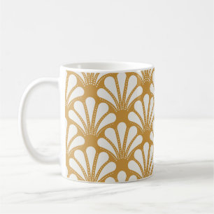 Caneca De Café Art Deco — Shell Geométrico