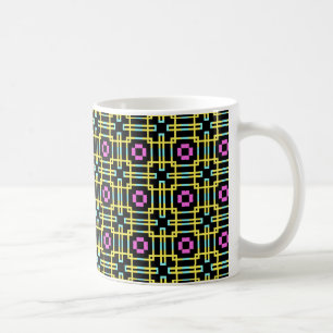 Caneca De Café Art Deco Tartan