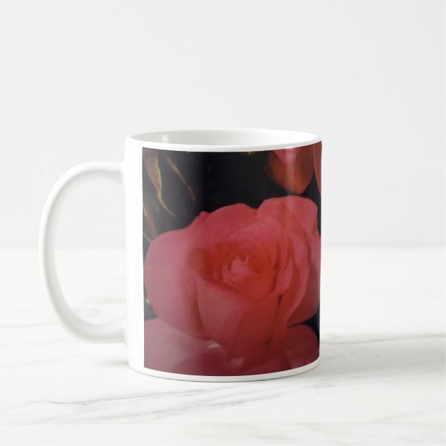 Caneca De Café Art Floral (Esquerda)