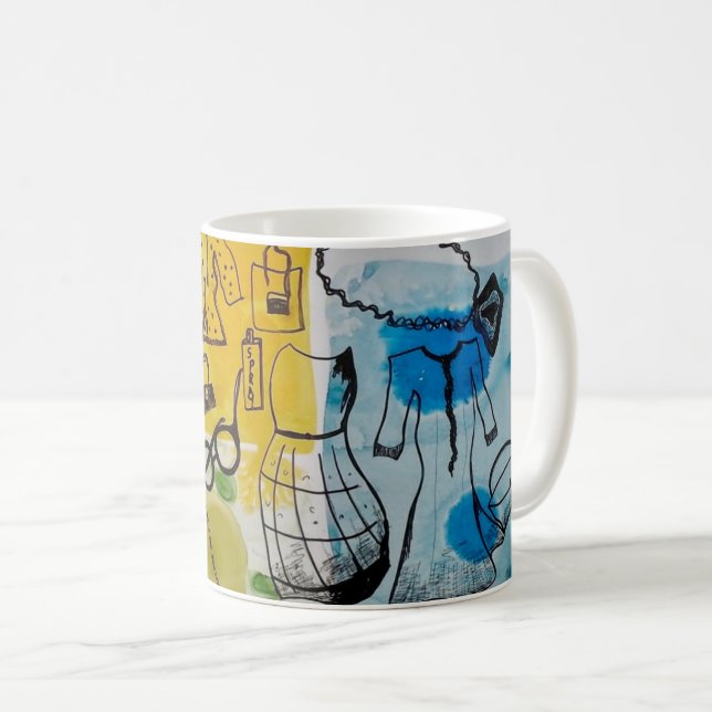 Caneca De Café Art Mug (Frente Esquerda)