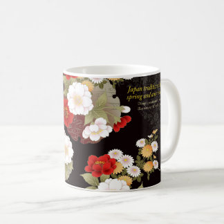 Caneca De Café Art Mug"Spring and autumn flowers”