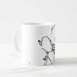Caneca De Café Art Natural Flower