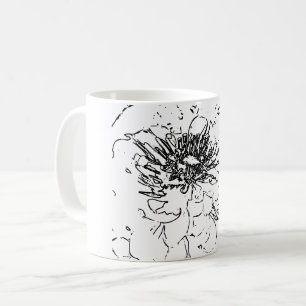 Caneca De Café Art Natural Flower