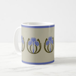 Caneca De Café Art Nouveau Iris Coffee Mug