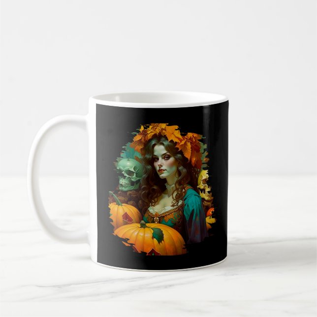 Caneca De Café Art Nouveau Samhain (Esquerda)