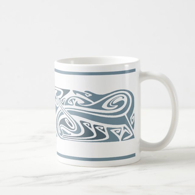 Caneca De Café Art Nouveau Serpentes (Direita)