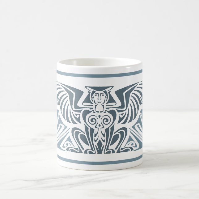 Caneca De Café Art Nouveau Sphinx Coffee Mug (Centro)