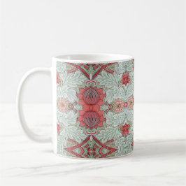 Caneca De Café Art Nouveau Vintage Ornament Design