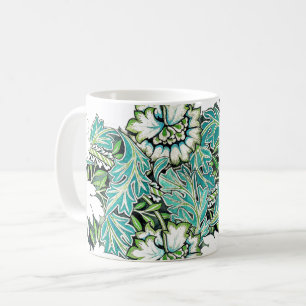 Caneca De Café Art nouveau william morris anenome floral