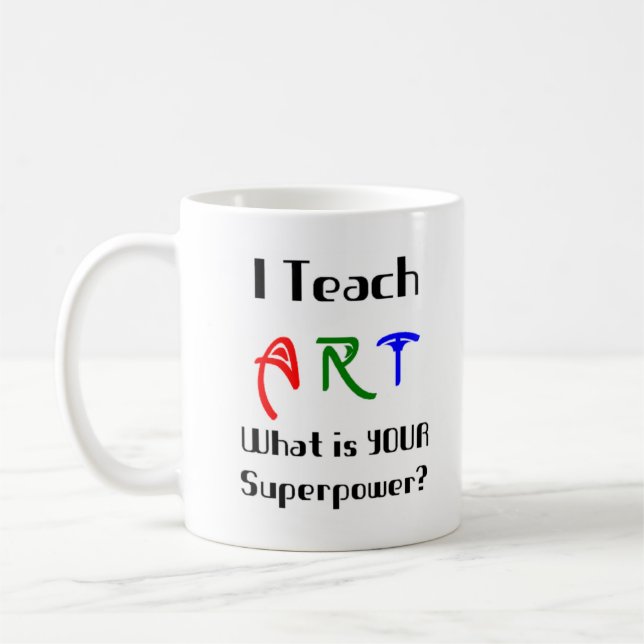 Caneca De Café art teach (Esquerda)