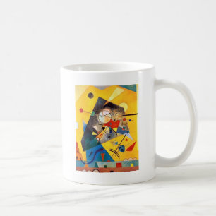 Caneca De Café Arte abstracta quieta da harmonia de Kandinsky