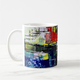 Caneca De Café Arte Abstrata