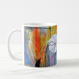 Caneca De Café Arte Abstrata