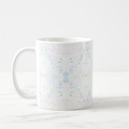 Caneca De Café Arte Abstrata Aquarela Arco-íris Luz de Cisma